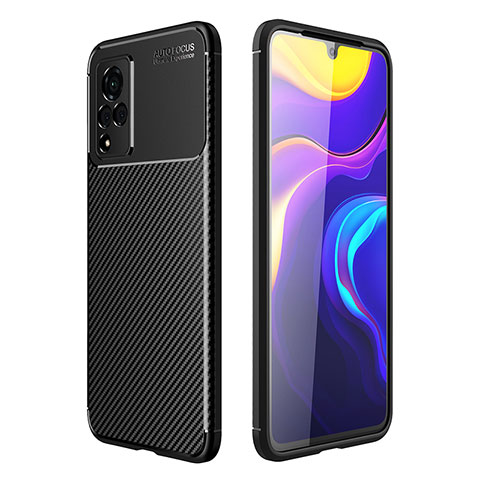 Funda Silicona Carcasa Goma Twill S01 para Vivo V21s 5G Negro