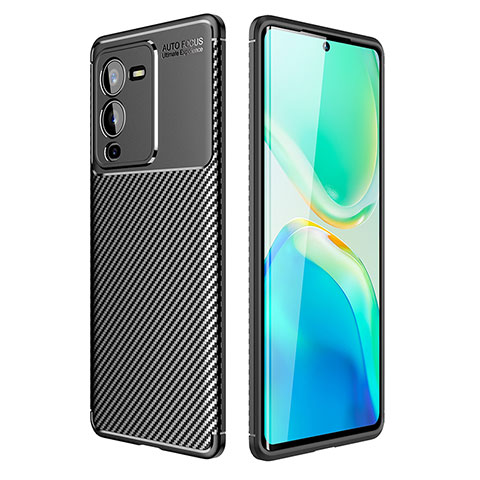 Funda Silicona Carcasa Goma Twill S01 para Vivo V25 Pro 5G Negro