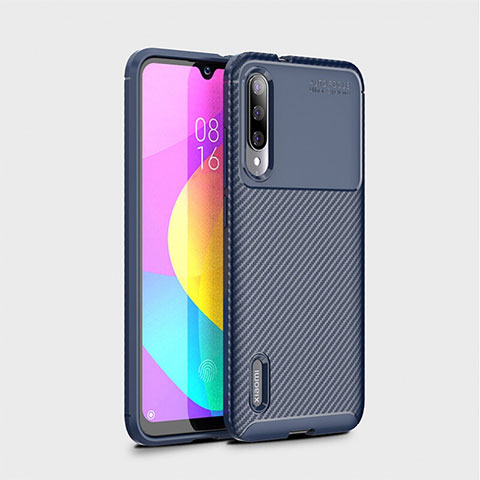 Funda Silicona Carcasa Goma Twill S01 para Xiaomi CC9e Azul