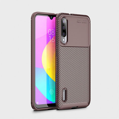 Funda Silicona Carcasa Goma Twill S01 para Xiaomi CC9e Marron