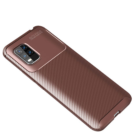 Funda Silicona Carcasa Goma Twill S01 para Xiaomi Mi 10 Lite Marron