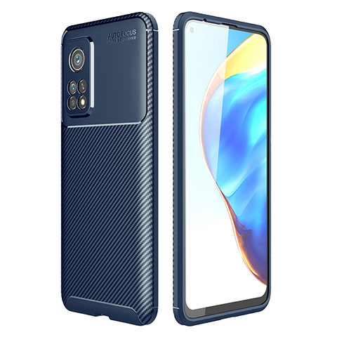 Funda Silicona Carcasa Goma Twill S01 para Xiaomi Mi 10T 5G Azul