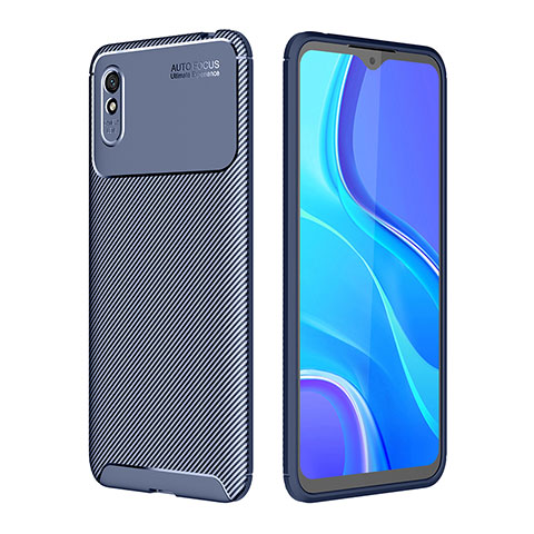 Funda Silicona Carcasa Goma Twill S01 para Xiaomi Redmi 9A Azul