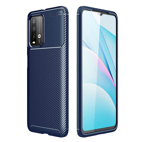 Funda Silicona Carcasa Goma Twill S01 para Xiaomi Redmi Note 9 4G Azul