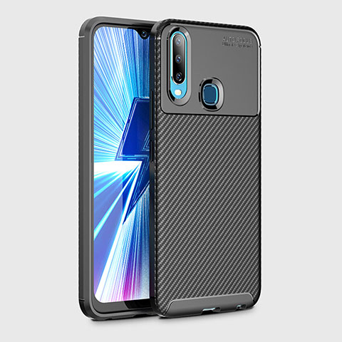 Funda Silicona Carcasa Goma Twill S02 para Vivo Y17 Negro