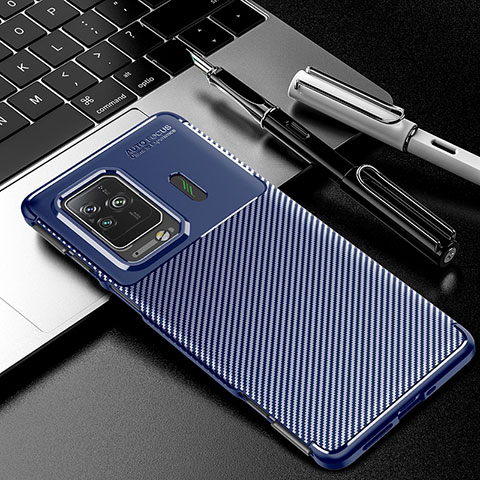 Funda Silicona Carcasa Goma Twill S02 para Xiaomi Black Shark 5 Pro 5G Azul