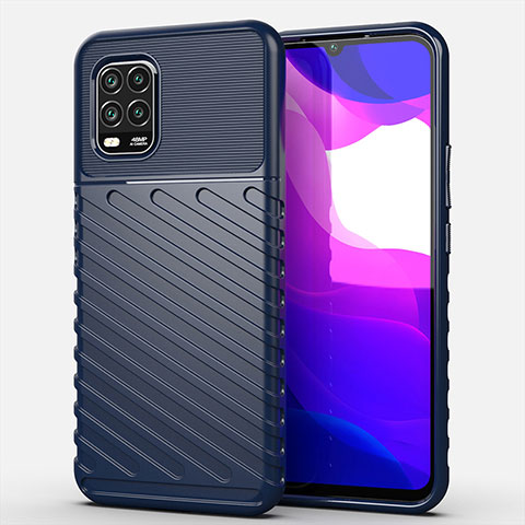 Funda Silicona Carcasa Goma Twill S02 para Xiaomi Mi 10 Lite Azul