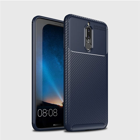 Funda Silicona Carcasa Goma Twill S03 para Huawei Nova 2i Azul