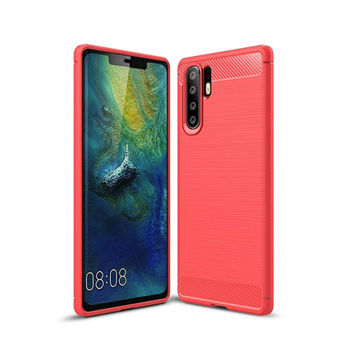 Funda Silicona Carcasa Goma Twill S03 para Huawei P30 Pro New Edition Rojo