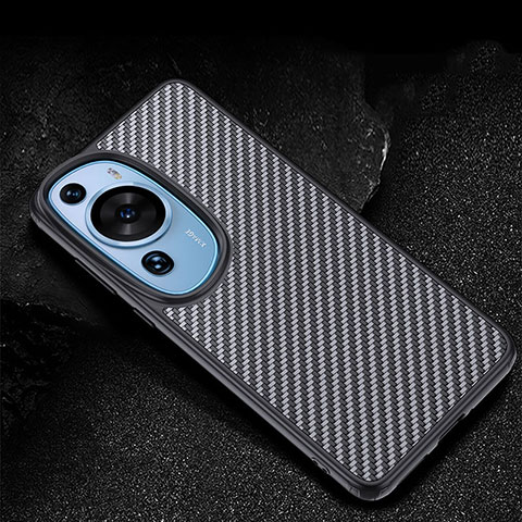 Funda Silicona Carcasa Goma Twill T01 para Huawei P60 Art Negro