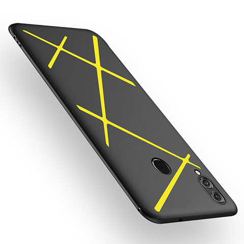 Funda Silicona Carcasa Goma Twill T02 para Huawei Honor 8X Amarillo