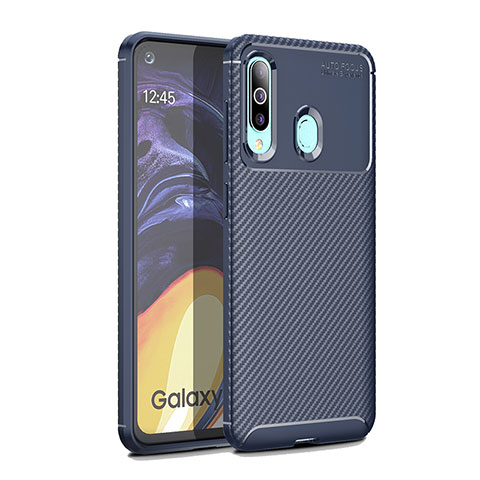 Funda Silicona Carcasa Goma Twill WL1 para Samsung Galaxy A60 Azul