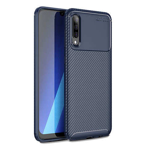 Funda Silicona Carcasa Goma Twill WL1 para Samsung Galaxy A70 Azul