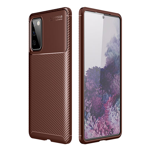 Funda Silicona Carcasa Goma Twill WL1 para Samsung Galaxy S20 FE 4G Marron