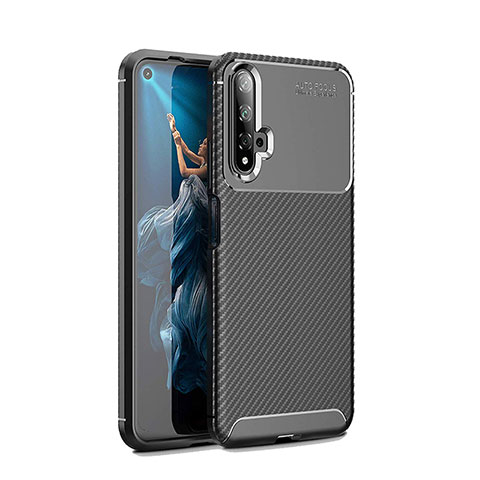 Funda Silicona Carcasa Goma Twill Y01 para Huawei Honor 20S Negro