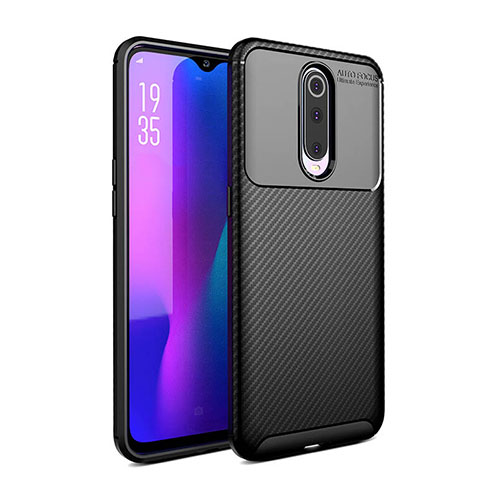 Funda Silicona Carcasa Goma Twill Y01 para Oppo RX17 Pro Negro