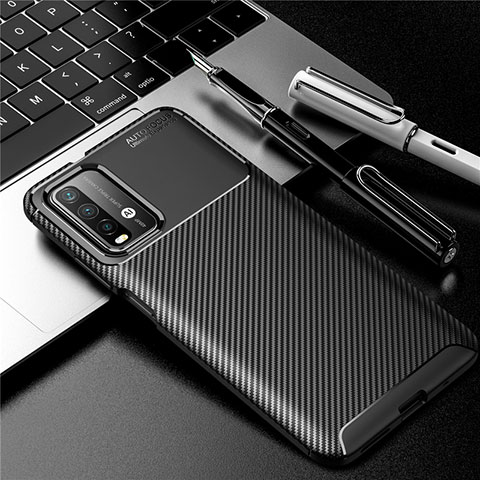 Funda Silicona Carcasa Goma Twill Y01 para Xiaomi Poco M3 Negro