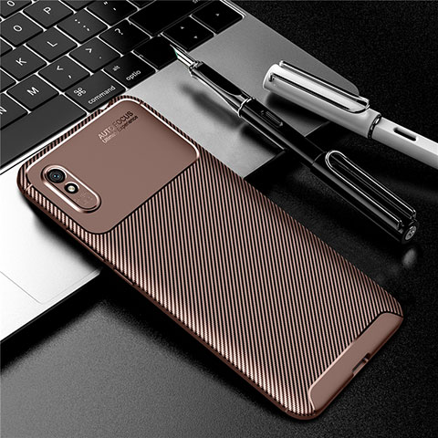 Funda Silicona Carcasa Goma Twill Y01 para Xiaomi Redmi 9AT Marron