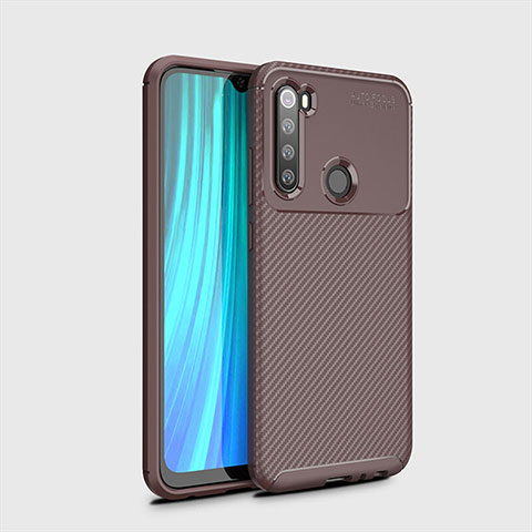 Funda Silicona Carcasa Goma Twill Y02 para Xiaomi Redmi Note 8 (2021) Marron