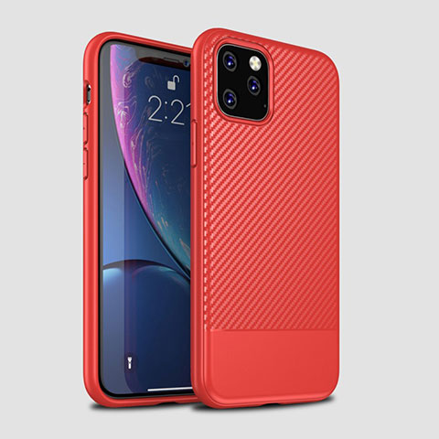 Funda Silicona Carcasa Goma Twill Y03 para Apple iPhone 11 Pro Rojo