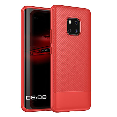 Funda Silicona Carcasa Goma Twill Z01 para Huawei Mate 20 Pro Rojo