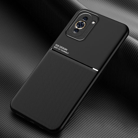 Funda Silicona Carcasa Ultrafina Goma con Magnetico para Huawei Nova 10 Negro