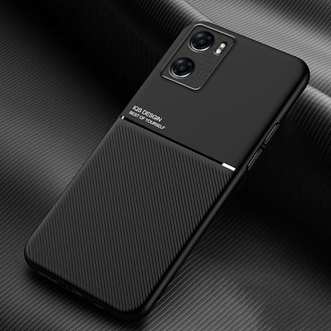 Funda Silicona Carcasa Ultrafina Goma con Magnetico para OnePlus Nord N20 SE Negro