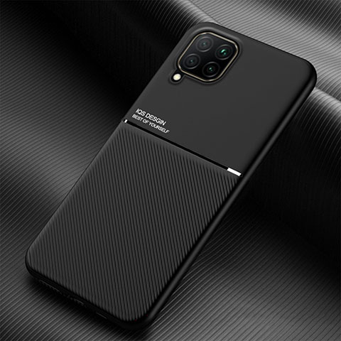 Funda Silicona Carcasa Ultrafina Goma con Magnetico para Samsung Galaxy A22 4G Negro