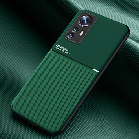 Funda Silicona Carcasa Ultrafina Goma con Magnetico para Xiaomi Mi 12S Pro 5G Verde