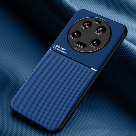 Funda Silicona Carcasa Ultrafina Goma con Magnetico para Xiaomi Mi 13 Ultra 5G Azul