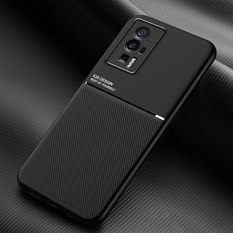 Funda Silicona Carcasa Ultrafina Goma con Magnetico para Xiaomi Poco F5 Pro 5G Negro