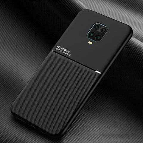 Funda Silicona Carcasa Ultrafina Goma con Magnetico para Xiaomi Poco M2 Pro Negro