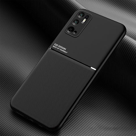 Funda Silicona Carcasa Ultrafina Goma con Magnetico para Xiaomi POCO M3 Pro 5G Negro