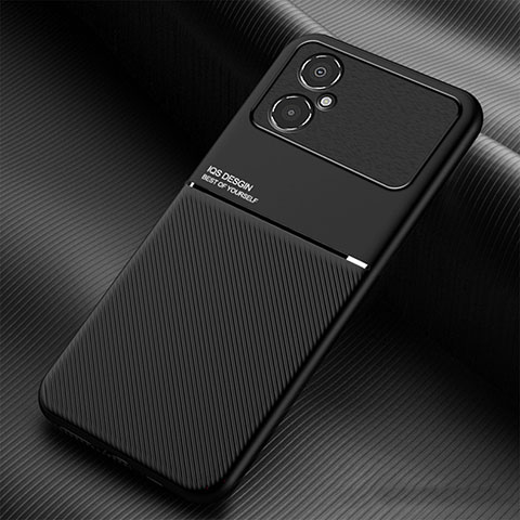 Funda Silicona Carcasa Ultrafina Goma con Magnetico para Xiaomi Redmi Note 11R 5G Negro