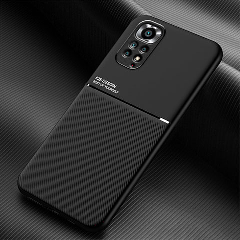 Funda Silicona Carcasa Ultrafina Goma con Magnetico para Xiaomi Redmi Note 11S 4G Negro