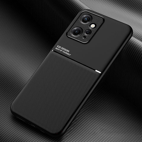 Funda Silicona Carcasa Ultrafina Goma con Magnetico para Xiaomi Redmi Note 12 4G Negro