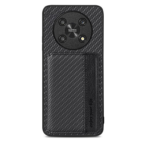 Funda Silicona Carcasa Ultrafina Goma con Magnetico S01D para Huawei Honor Magic4 Lite 5G Negro