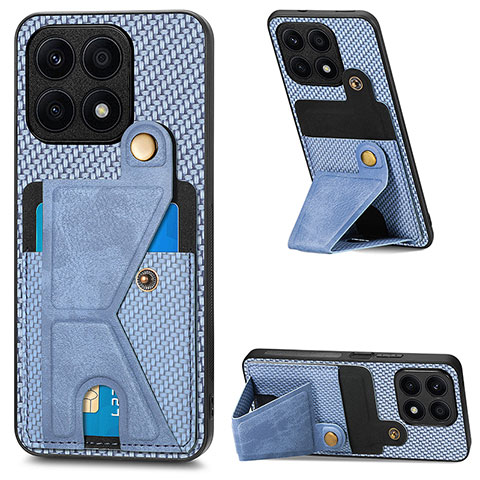 Funda Silicona Carcasa Ultrafina Goma con Magnetico S01D para Huawei Honor X8a 4G Azul