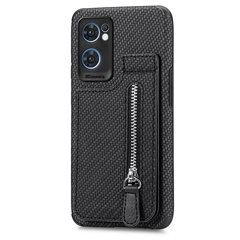 Funda Silicona Carcasa Ultrafina Goma con Magnetico S01D para OnePlus Nord CE 2 5G Negro