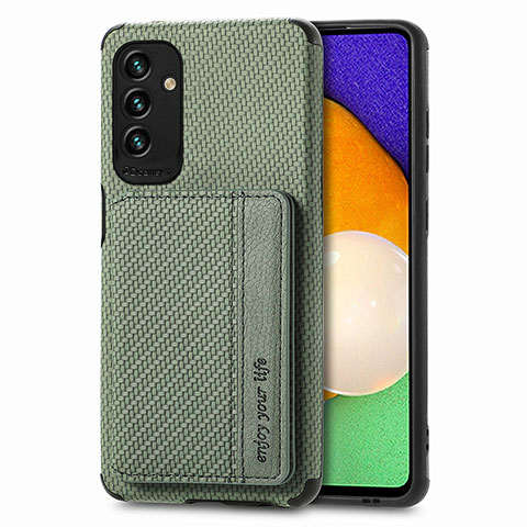 Funda Silicona Carcasa Ultrafina Goma con Magnetico S01D para Samsung Galaxy A04s Verde