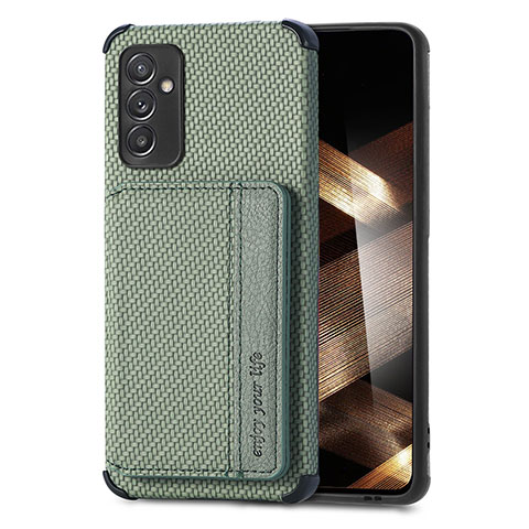 Funda Silicona Carcasa Ultrafina Goma con Magnetico S01D para Samsung Galaxy A15 5G Verde