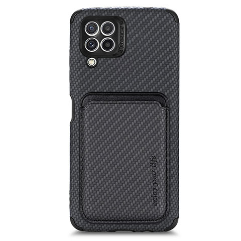 Funda Silicona Carcasa Ultrafina Goma con Magnetico S01D para Samsung Galaxy A22 4G Negro