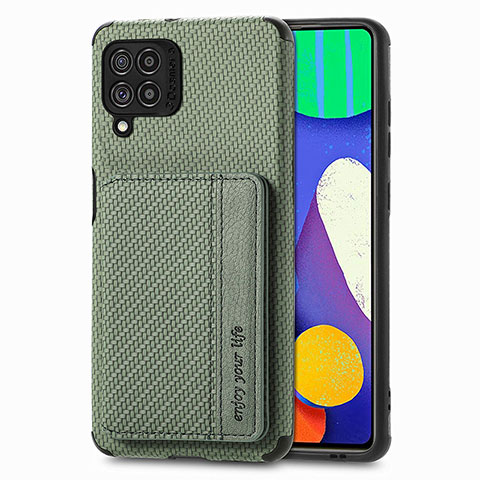 Funda Silicona Carcasa Ultrafina Goma con Magnetico S01D para Samsung Galaxy M62 4G Verde