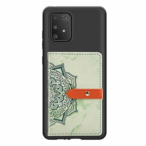 Funda Silicona Carcasa Ultrafina Goma con Magnetico S01D para Samsung Galaxy M80S Verde