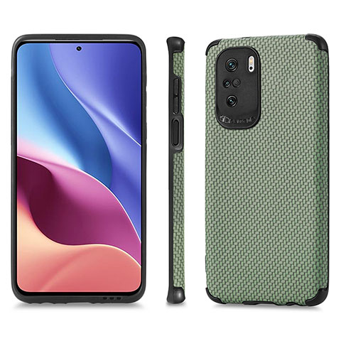 Funda Silicona Carcasa Ultrafina Goma con Magnetico S01D para Xiaomi Mi 11X 5G Verde