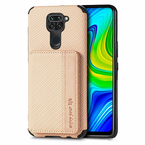 Funda Silicona Carcasa Ultrafina Goma con Magnetico S01D para Xiaomi Redmi 10X 4G Oro