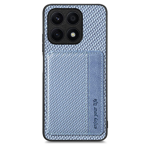 Funda Silicona Carcasa Ultrafina Goma con Magnetico S02D para Huawei Honor X8a 4G Azul