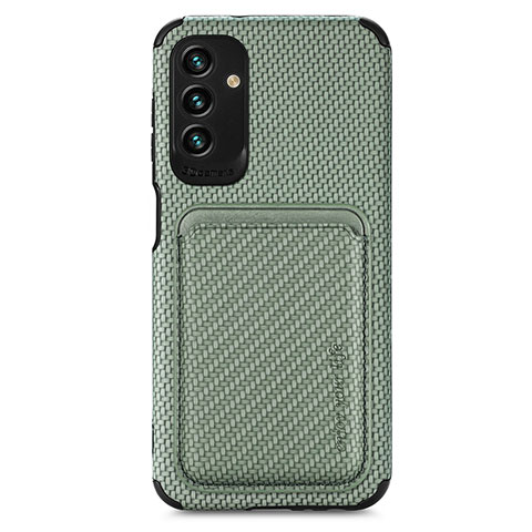 Funda Silicona Carcasa Ultrafina Goma con Magnetico S02D para Samsung Galaxy A04s Verde