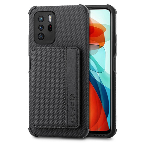 Funda Silicona Carcasa Ultrafina Goma con Magnetico S02D para Xiaomi Poco X3 GT 5G Negro