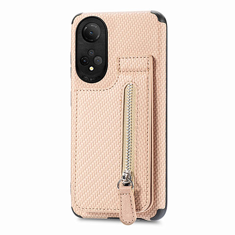 Funda Silicona Carcasa Ultrafina Goma con Magnetico S03D para Huawei Honor X7 Oro